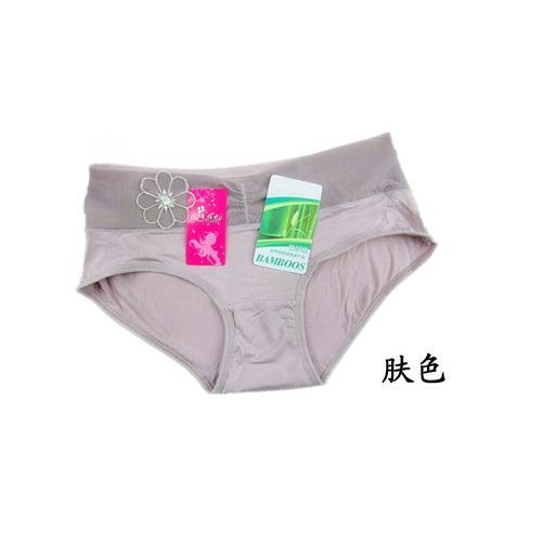 Super soft sweet princess lace layers of cake underwear bamboo charcoal fiber breathable panties - leather pink