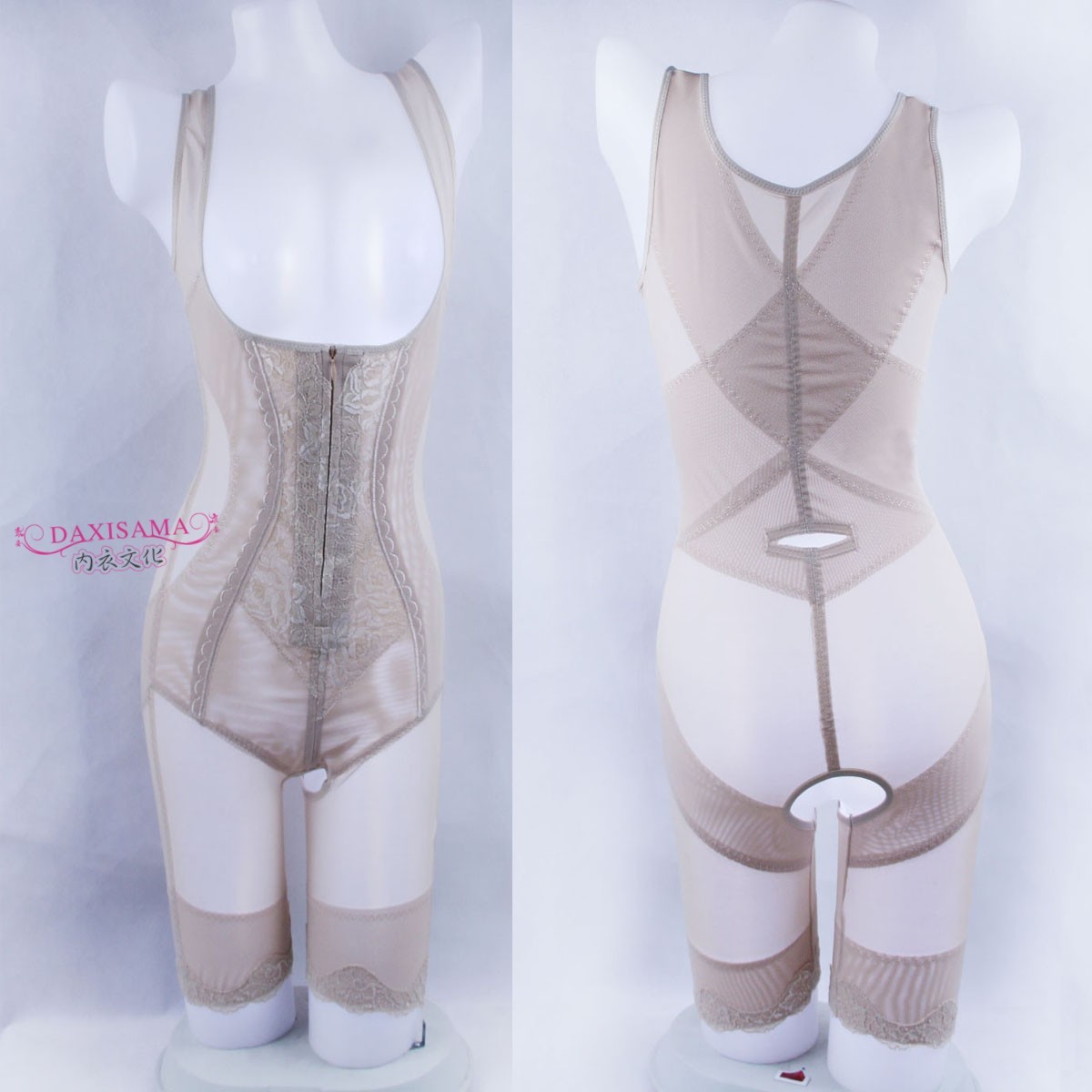 Super thin slim waist abdomen drawing bodysuit shaper beauty care slimming clothes butt-lifting