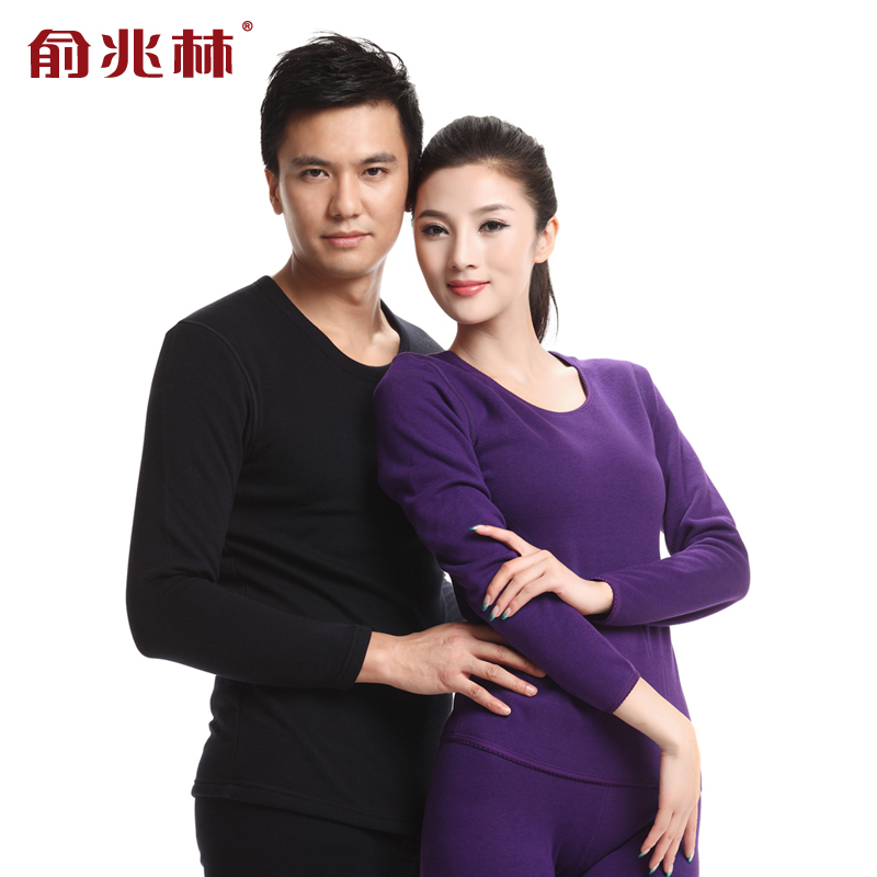 Super warm atmospheric cashmere thermal underwear thickening plus velvet male women's set