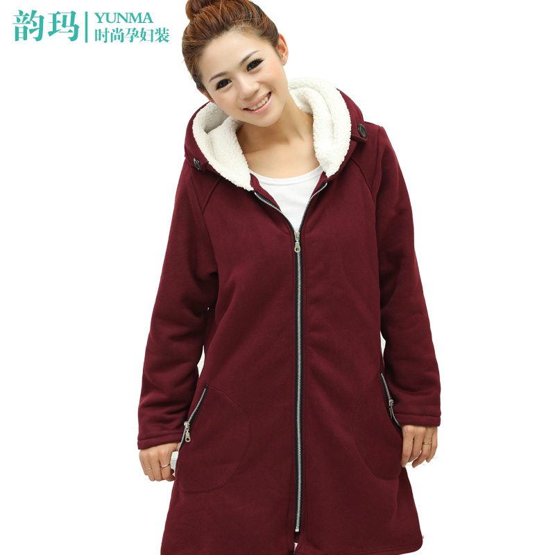 Super warm maternity clothing maternity winter outerwear casual thickening maternity wadded jacket cotton-padded jacket super