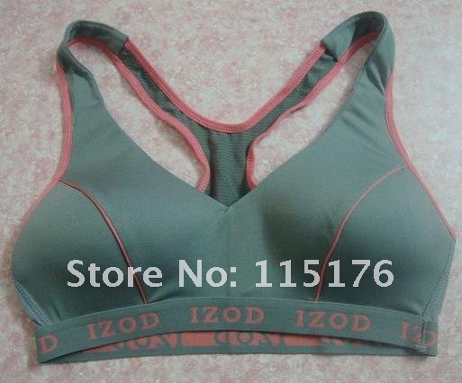 supply Women IZOD ACTION SPORTS padded bra lady's vest bra size: 34C  38C