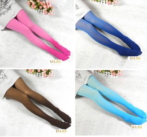 Swan gradients tights socks color candy color socks