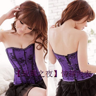 Sweet princess royal wind suyao vest shapewear vintage corset slim waist body shaping underwear