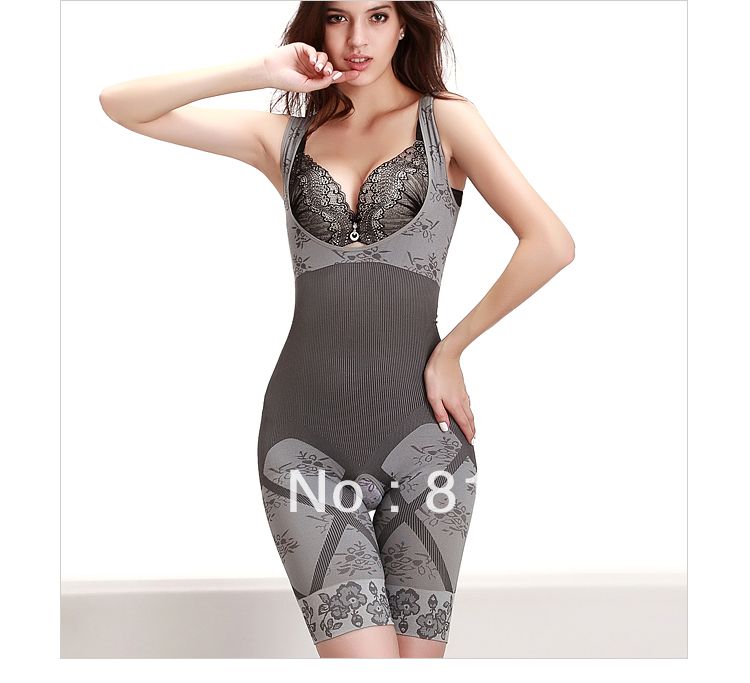 Sweets underwear jacquard luxury one piece long body shaping comfortable beauty care underwear slender waist abdomen drawing