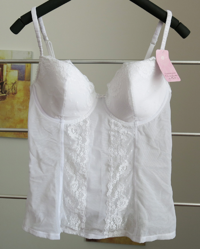 Sy-17 white lace gauze one piece bra 70c70d75b75c75d80b80c80d