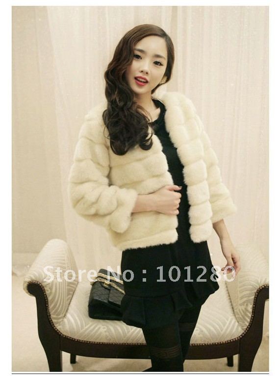 Sz 2012 fur coat women short design