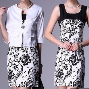 Sz2012 summer skirt work wear women fashionable casual gentlewomen elegant one-piece dress