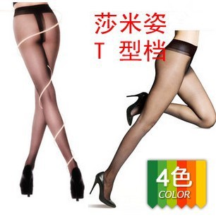 T type archives has no ultra-thin entire transparent bag core silk pantyhose silk stockings of trace