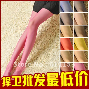 Temperament quality guarantee transparent sexy spring and autumn socks pantyhose SC002 candy 12pics available Fast/freeshipping