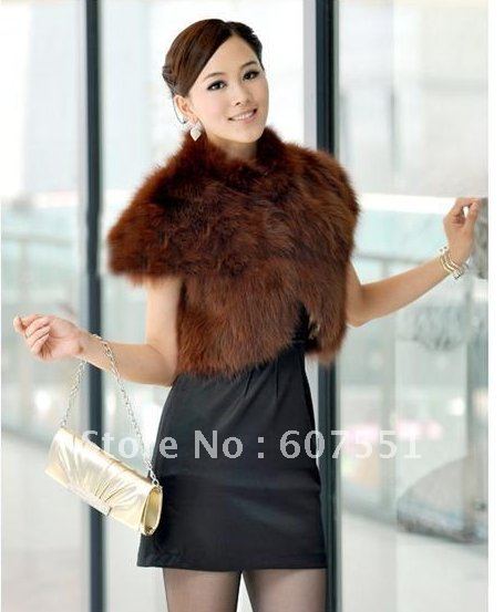 Temperament stand-up collar wild the imitation Hulimao quality was thin fur vest