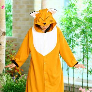 Thatmany cartoon animal fox one piece sleepwear male female form costume lovers