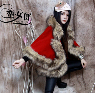 The 2012 winter series VIVI Sweet Princess Christmas coat hair Nigeria cloak Cloak Cape coat