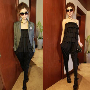 The 2013 summer sexy female coat layer cake bra Haren jumpsuit.