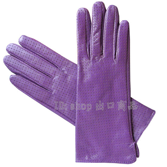 The appendtiff ! multiporous women's fashion repair breathable genuine leather sheepskin gloves