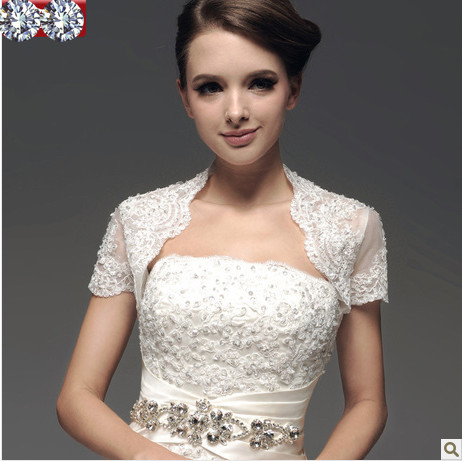 The bride married kaross cape lace short-sleeve vest new arrival 2013 coat