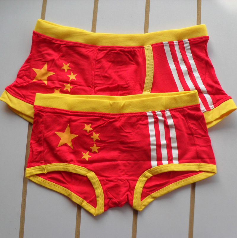 The cartoon couple underwear the natural modal wood pulp fiber, the Wishing Tree genuine modal China Five-Star Red Flag