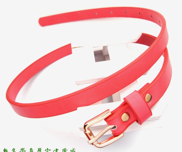 The latest version of the quality of the leather metal buckle belts ladies fashion belts