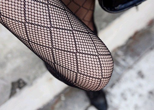 The most diamond-shaped box with pants net pants jacquard pantyhose retro socks, fashion pants