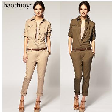 The new spring and summer 2013 Europe and America cotton tooling jumpsuit cultivate one's morality pants all 5 yards