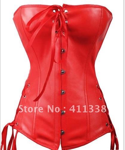 The plus side of the lace corset predecessor steel buckle lace tight leather underwear leather series 8251