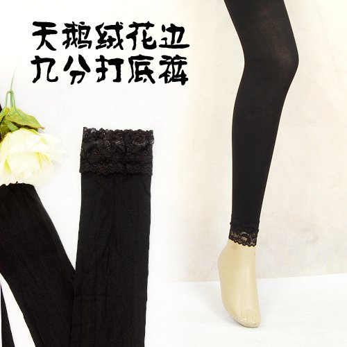 The ultra significantly thin Dongkuan Velvet lace pantyhose opaque meat Leggings super-elastic