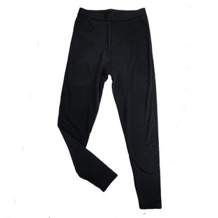 Thick autumn and winter bamboo goatswool double layer body shaping pants slim warm pants