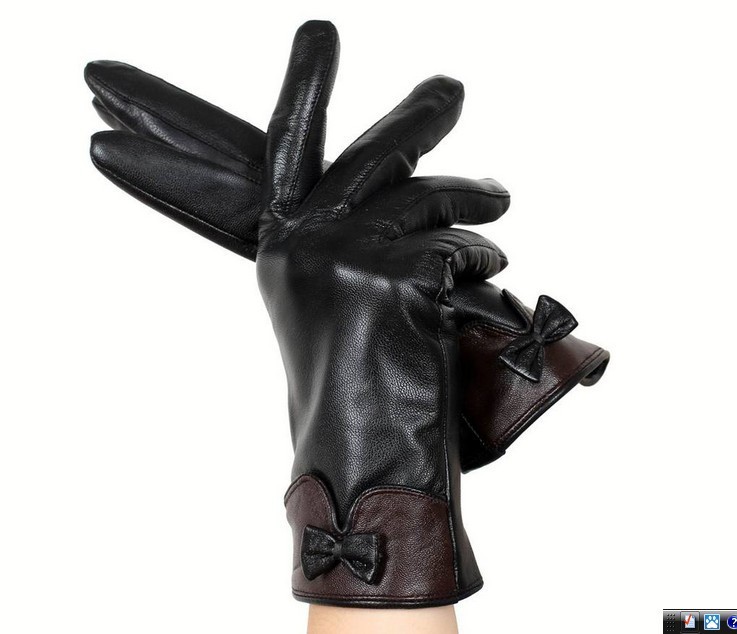 Thick leather gloves wholesale high quality suede, leather gloves WINTER CYCLING fashion warm paragraph