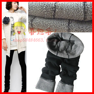 Thickening bamboo charcoal warm pants charcoal legging bamboo pants autumn and winter