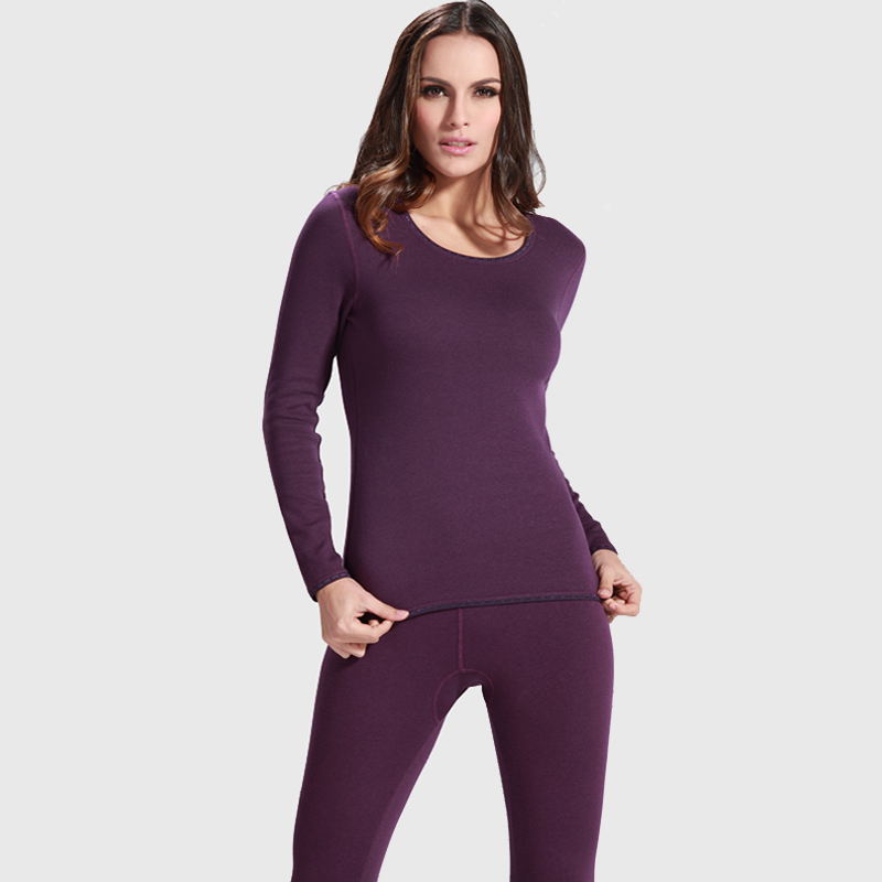 Thickening coral fleece women's bc632 thermal underwear set