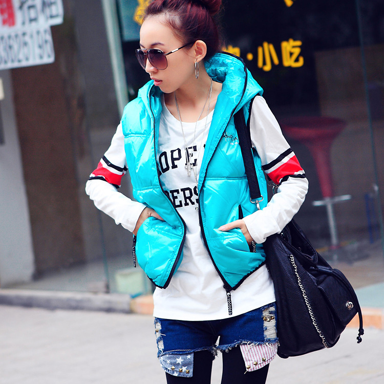 Thickening down vest casual outerwear