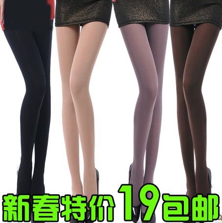 Thickening socks LANGSHA legging autumn and winter stockings female plus velvet pantyhose thick