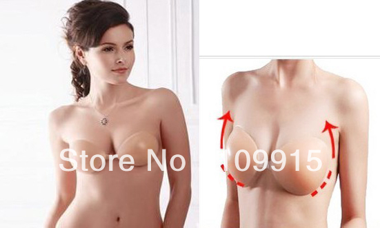 Thicker Invisible Self-Adhesive Strapless Silicone Breast Bra Free Shipping SL00060