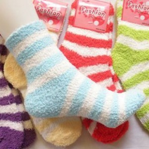 Thicker the female warmth Ms.Wool socks the winter Nvwa towel socks A3151502