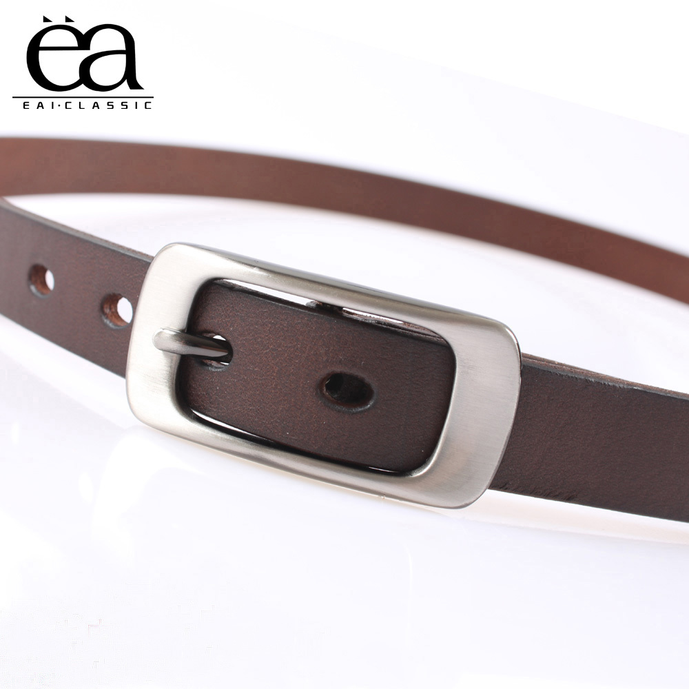 Thin belt women's all-match casual genuine leather strap genuine leather fashion Women women's