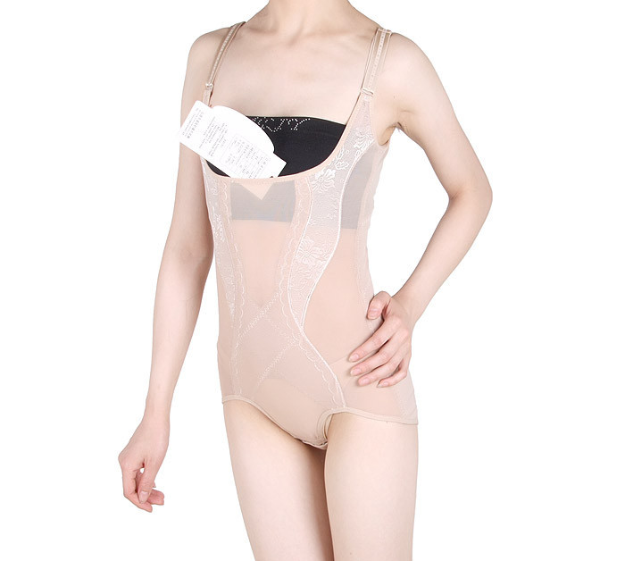 Thin gauze butt-lifting trigonometric thin waist slimming bodysuit clothing shapewear shaper beauty care underwear 2908