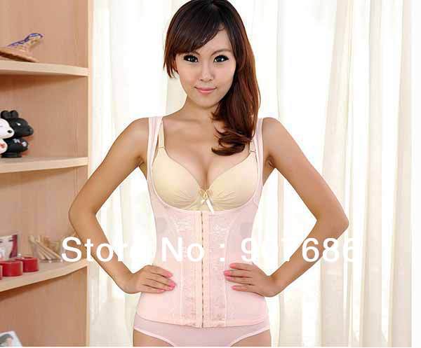 Three-breasted body sculpting blouse corset sculpting underwear breathable closing waist Shapewear #8004