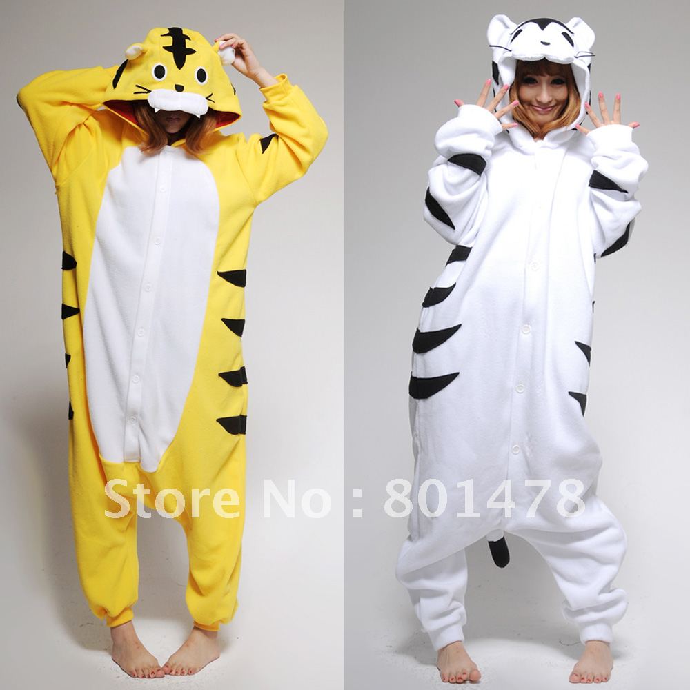 Tiger lion skull ottoman demon unicorn animal one piece sleepwear lovers lounge