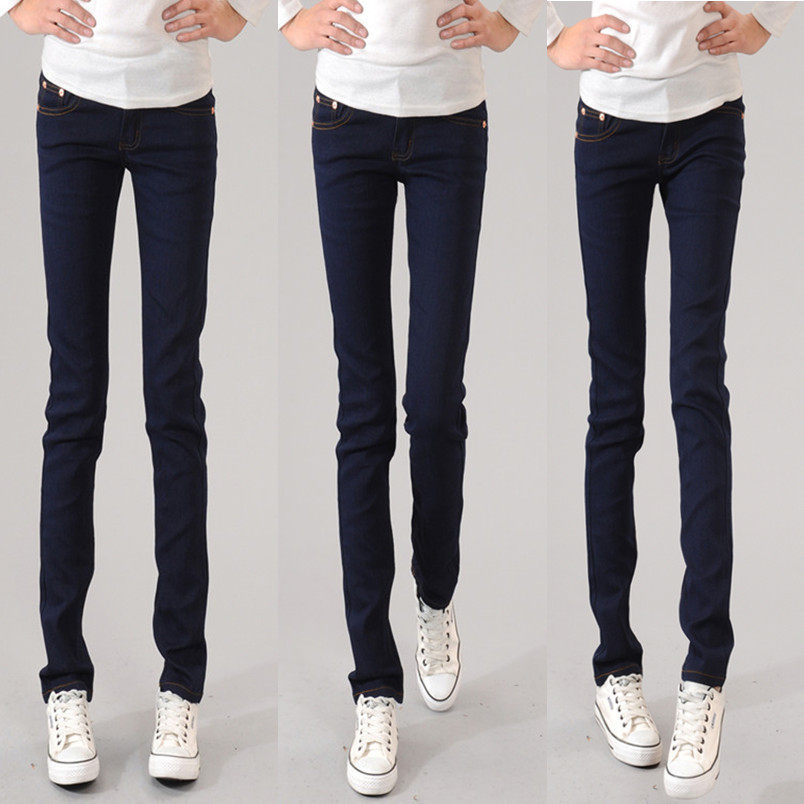 Tight pencil pants jeans skinny pants female trousers boot cut jeans fashion 2012 thin