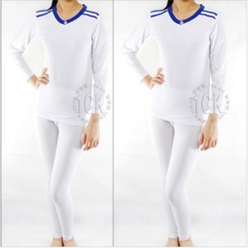 Tight women's 100% cotton thermal underwear basic home female thermal underwear