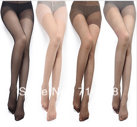 Tights Free shipping Detonation of  Women's sexy  Candy color Silk lovely stockings ultrathin 8 kind of color