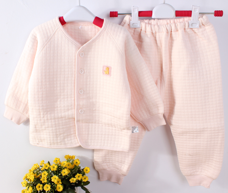 TONGTAI 12 baby thickening underwear a30 baby thermal underwear set autumn and winter