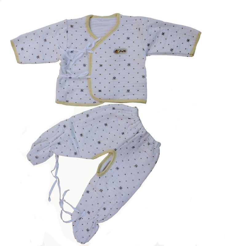 TONGTAI 1517 lacing kimono pack thermal underwear set baby kimono underwear set