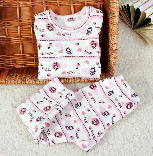 TONGTAI 2012 child thermal underwear panties set 1408 velvet set autumn and winter multicolor