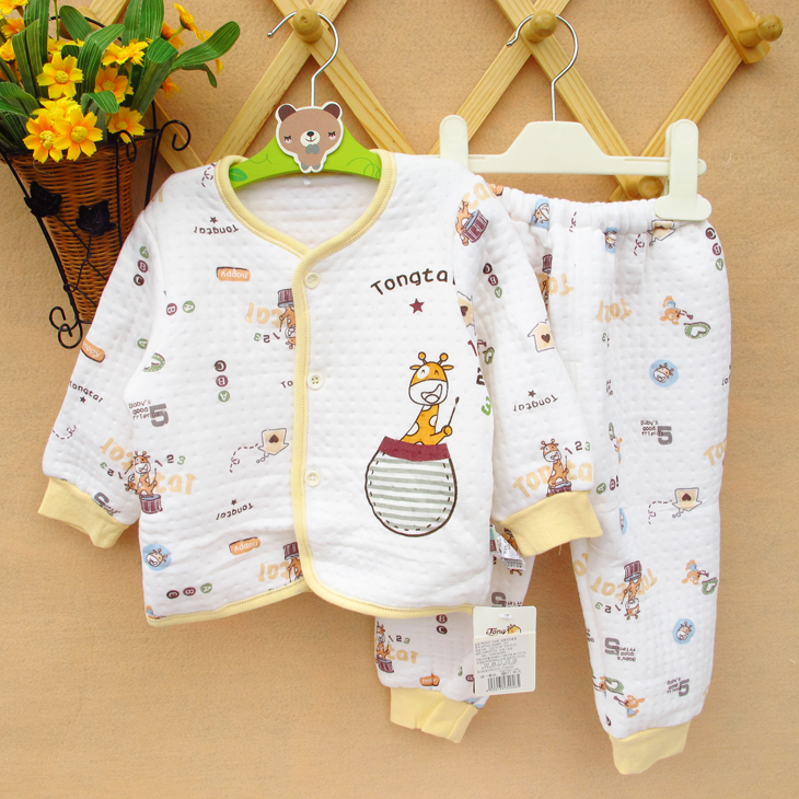 TONGTAI children's clothing child sleepwear baby thermal underwear set baby long johns autumn and winter boy