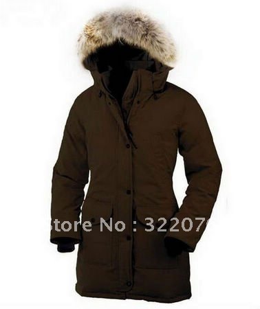 Top Quality Coffee Women's Goose Down Jackets Winter Jacket Women's Expedition Red Down Jacket Ladies Down Coat XS-XXL