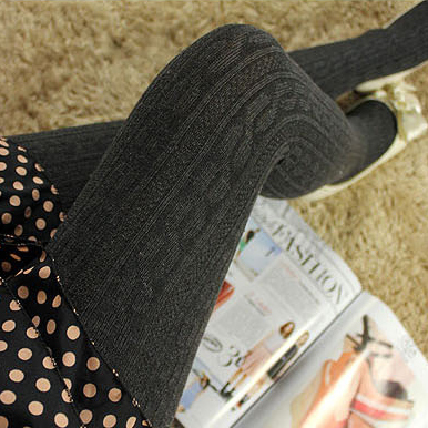 TOP SALE yarn twisted thread step pantyhose stockings thick thickening legging female chromophous