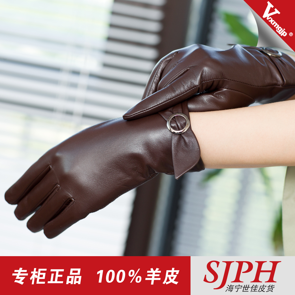 Top suede gloves female winter genuine leather gloves women's winter leather gloves winter