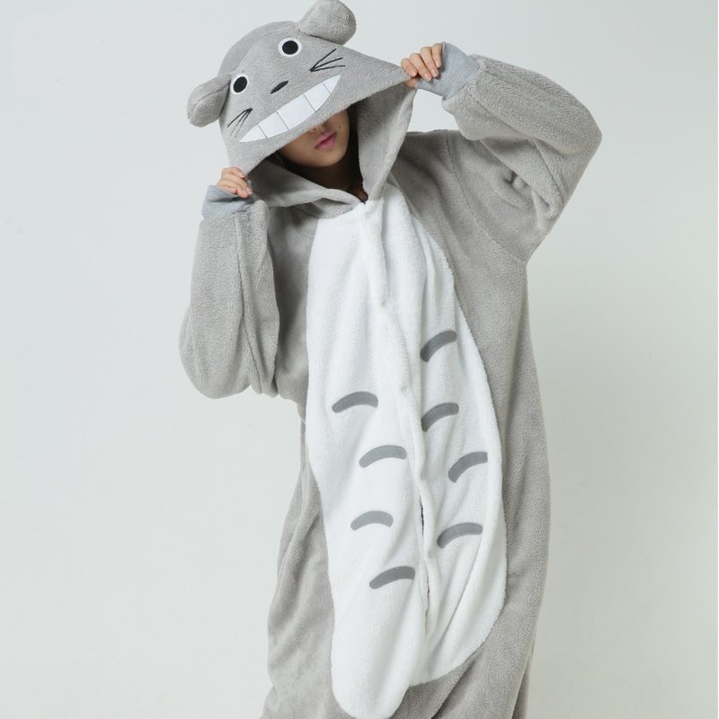 Totoro Animal Costume Kigurumi Pajamas Adult Cosplay Sleepwear  New Arrival