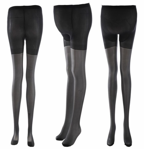 Transparent thin Core-spun Yarn maternity stockings pantyhose socks 2