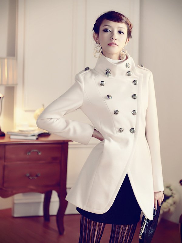 Trench Outwear FREE SHIPPING 2012 Winter Hot sale vintage double breasted woolen trench wool coat Fashion trench CSHU07